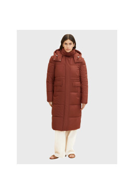 Tom Tailor Пухено яке 1032504 Кафяв Regular Fit - Pepit.bg