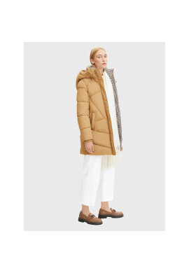Tom Tailor Пухено яке 1033560 Бежов Regular Fit - Pepit.bg