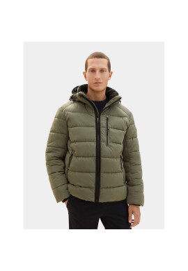Tom Tailor Пухено яке 1037342 Зелен Regular Fit - Pepit.bg