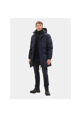 Tom Tailor Пухено яке 1037357 Тъмносин Regular Fit - Pepit.bg