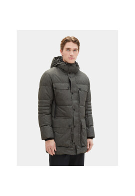 Tom Tailor Пухено яке 1037359 Сив Regular Fit - Pepit.bg