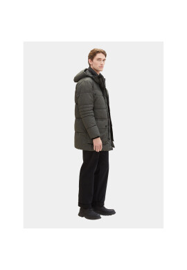 Tom Tailor Пухено яке 1037359 Сив Regular Fit - Pepit.bg