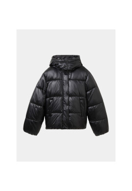 Tom Tailor Пухено яке 1038494 Черен Regular Fit - Pepit.bg
