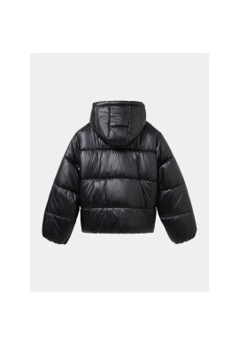 Tom Tailor Пухено яке 1038494 Черен Regular Fit - Pepit.bg