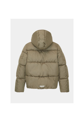 Tom Tailor Пухено яке 1038539 Зелен Regular Fit - Pepit.bg