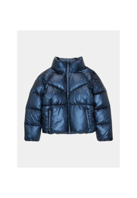 Tom Tailor Пухено яке 1038754 Тъмносин Regular Fit - Pepit.bg