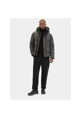 Tom Tailor Пухено яке 1038935 Сив Regular Fit - Pepit.bg