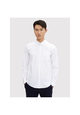 Tom Tailor Риза 1031050 Бял Slim Fit - Pepit.bg
