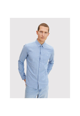 Tom Tailor Риза 1031050 Син Slim Fit - Pepit.bg