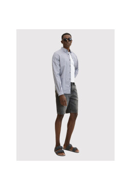 Tom Tailor Denim Риза 1031056 Сив Fitted Fit - Pepit.bg