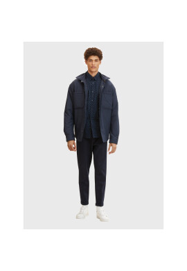 Tom Tailor Риза 1032341 Тъмносин Fitted Fit - Pepit.bg