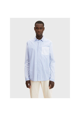 Tom Tailor Denim Риза 1032372 Син Relaxed Fit - Pepit.bg