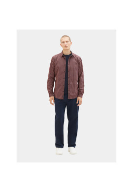 Tom Tailor Риза 1037436 Бордо Regular Fit - Pepit.bg
