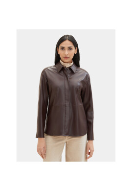Tom Tailor Риза 1039143 Кафяв Regular Fit - Pepit.bg
