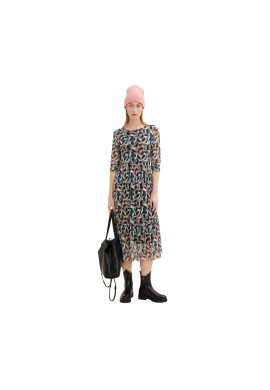 Tom Tailor Рокля 1030257 Бежов Regular Fit - Pepit.bg