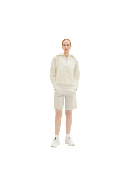 Tom Tailor Шорти от плат 1035499 Бежов Regular Fit - Pepit.bg