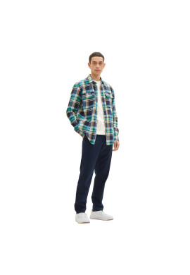 Tom Tailor Текстилни панталони 1035045 Тъмносин Regular Fit - Pepit.bg