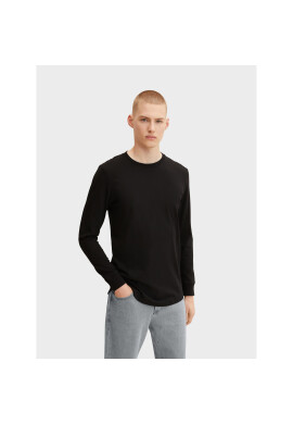 Tom Tailor Denim Тениска с дълъг ръкав 1033022 Черен Regular Fit - Pepit.bg