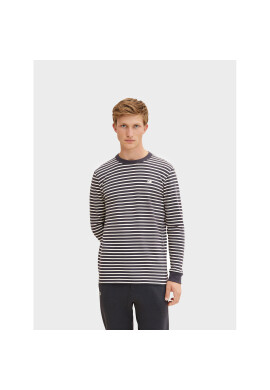 Tom Tailor Denim Тениска с дълъг ръкав 1033043 Сив Regular Fit - Pepit.bg