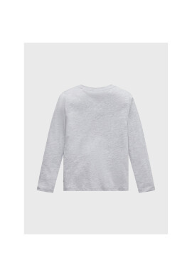 Tom Tailor Тениска с дълъг ръкав 1033090 Сив Regular Fit - Pepit.bg
