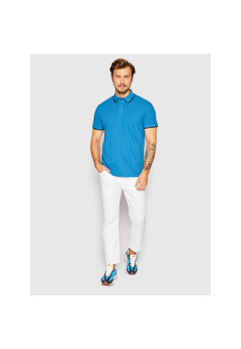 Tom Tailor Тениска с яка и копчета 1032270 Син Regular Fit - Pepit.bg