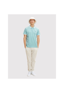 Tom Tailor Тениска с яка и копчета 1031604 Син Regular Fit - Pepit.bg