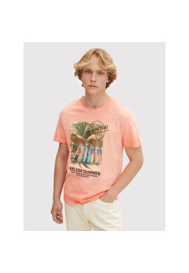 Tom Tailor Тишърт 1031570 Оранжев Regular Fit - Pepit.bg