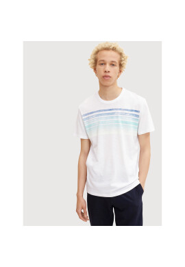 Tom Tailor Тишърт 1031595 Бял Regular Fit - Pepit.bg