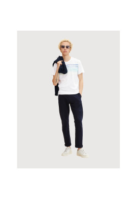 Tom Tailor Тишърт 1031595 Бял Regular Fit - Pepit.bg