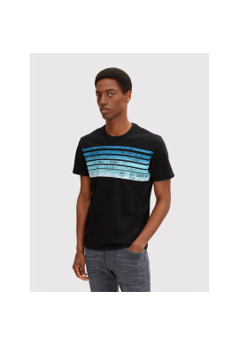 Tom Tailor Тишърт 1031595 Черен Regular Fit - Pepit.bg