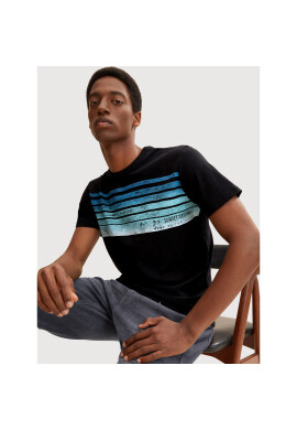 Tom Tailor Тишърт 1031595 Черен Regular Fit - Pepit.bg