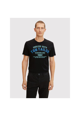 Tom Tailor Тишърт 1031617 Черен Regular Fit - Pepit.bg