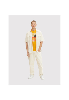 Tom Tailor Тишърт 1031626 Жълт Regular Fit - Pepit.bg