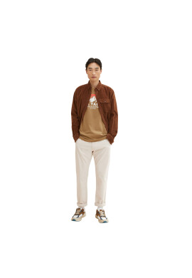 Tom Tailor Тишърт 1034357 Кафяв Regular Fit - Pepit.bg