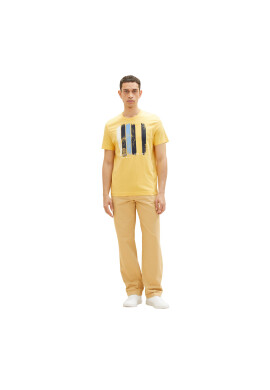 Tom Tailor Тишърт 1036328 Жълт Regular Fit - Pepit.bg