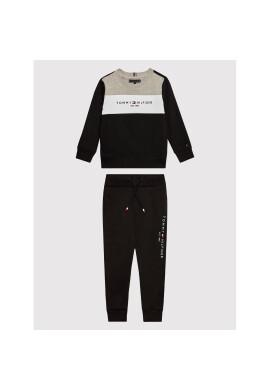 Tommy Hilfiger Анцуг Essential Colorblock KB0KB07100 M Черен Regular Fit - Pepit.bg