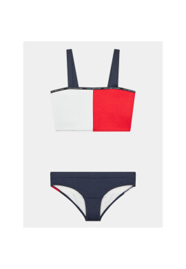 Tommy Hilfiger Бански костюм Bralette Set UG0UG00563 Тъмносин - Pepit.bg