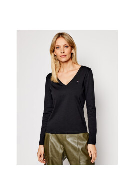 Tommy Hilfiger Блуза Classic WW0WW30489 Черен Regular Fit - Pepit.bg