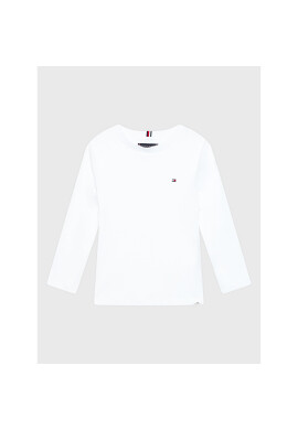 Tommy Hilfiger Блуза Essential KB0KB07803 D Бял Regular Fit - Pepit.bg