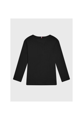 Tommy Hilfiger Блуза Essential KB0KB07803 D Черен Regular Fit - Pepit.bg