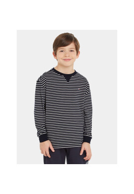 Tommy Hilfiger Блуза Essential KB0KB08577 Тъмносин Regular Fit - Pepit.bg
