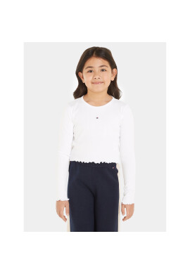 Tommy Hilfiger Блуза Essential KG0KG07595 Бял Regular Fit - Pepit.bg