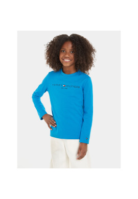 Tommy Hilfiger Блуза Essential KS0KS00202 M Син Regular Fit - Pepit.bg