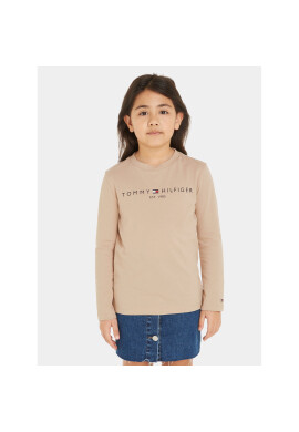 Tommy Hilfiger Блуза Essential KS0KS00202 S Бежов Regular Fit - Pepit.bg