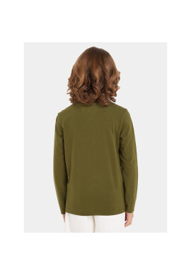 Tommy Hilfiger Блуза Essential KS0KS00202 Зелен Regular Fit - Pepit.bg