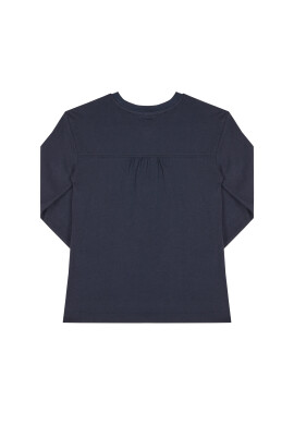 Tommy Hilfiger Блуза Essential Script KG0KG05024 M Тъмносин Regular Fit - Pepit.bg