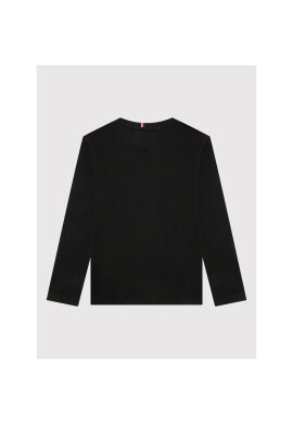 Tommy Hilfiger Блуза Essential Solid Rib KB0KB06880 D Черен Regular Fit - Pepit.bg
