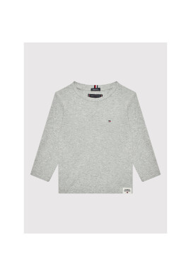 Tommy Hilfiger Блуза Essential Solid Rib KB0KB06880 M Сив Regular Fit - Pepit.bg