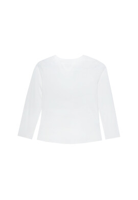 Tommy Hilfiger Блуза Essential Tee KG0KG05247 D Бял Regular Fit - Pepit.bg