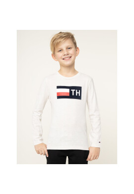 Tommy Hilfiger Блуза Flock KB0KB05129 D Бежов Regular Fit - Pepit.bg